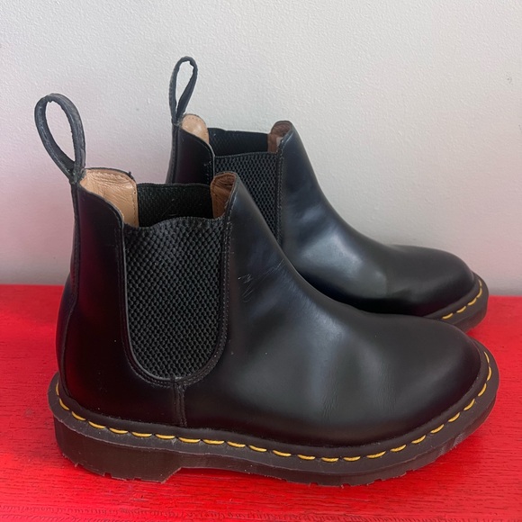 EUC Comme des Garçons Dr Martens Chelsea boots black - Picture 2 of 15